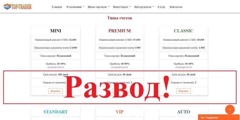ТОП ТРЕЙДЕР – реальные отзывы о Top Trader - Seoseed.ru