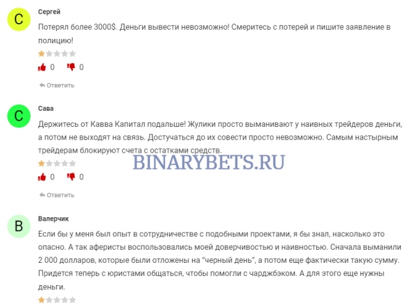 Kavva Capital – ЛОХОТРОН. Реальные отзывы. Проверка