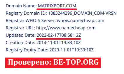 be-top.org Matrixport be-top.org Matrixport