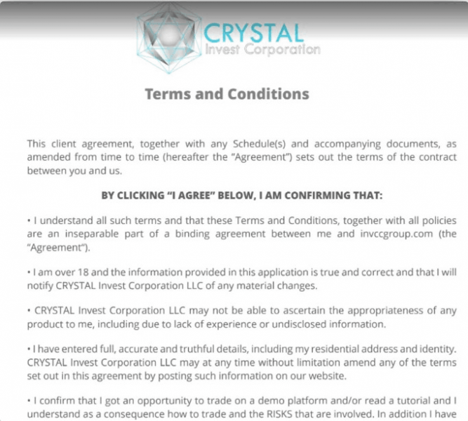 Crystal Invest Corporation – типичный лохотрон из черного офшора