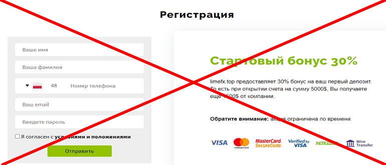 LimeFX обзор и отзывы о проекте