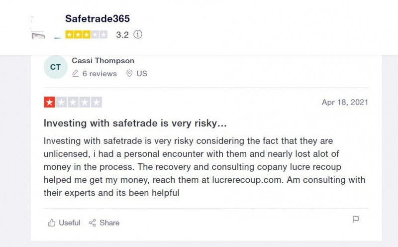 SAFETRADE365: отзывы и детальный разбор информации