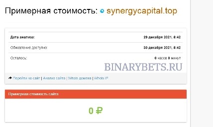 SynergyCapital – ЛОХОТРОН. Реальные отзывы. Проверка