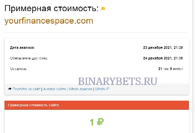 Your Finance Space – ЛОХОТРОН. Реальные отзывы. Проверка