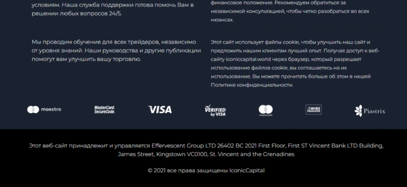 Iconic Capital — отзывы о брокерской компании iconiccapital.trade