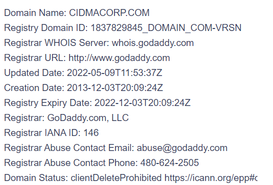 Cidma CORP &ndash; династия однотипных лохотронов продолжается