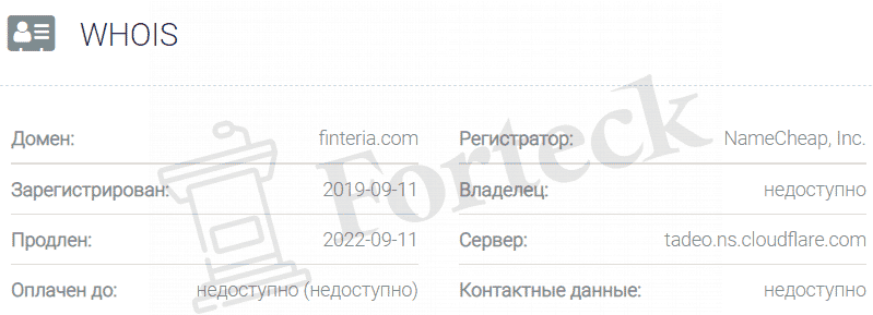 FinTeria &ndash; ваши деньги снова нужны мошенникам