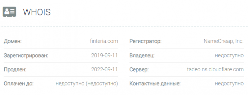 FinTeria &ndash; жулики, запустившие развод в новом формате