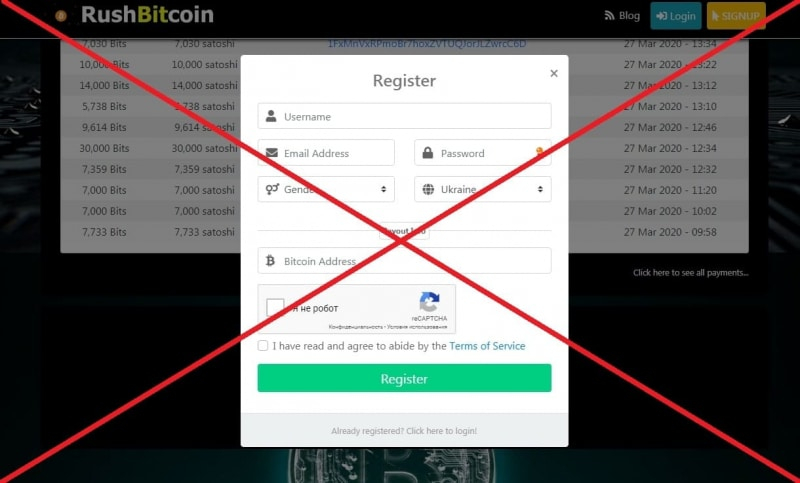 RushBitcoin — реальные отзывы о rushbitcoin.com — Seoseed.ru