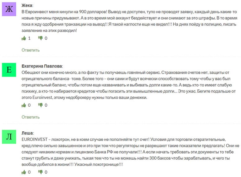 Euroinvest &mdash; мутный проект с риском потери денег? Не стоит доверять?