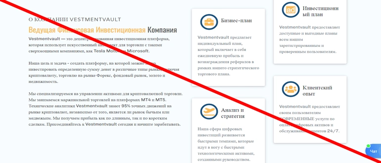 Vestmentvault&nbsp;отзывы и обзор vestmentvault.com