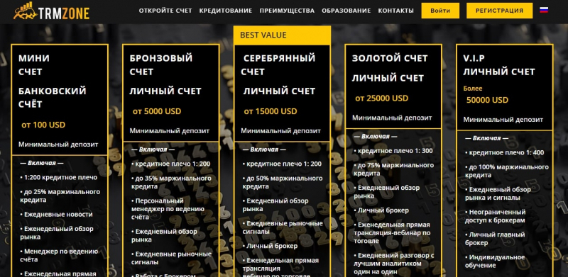 Online broker TRMZONE (TRMZONE, trm-zone.com)