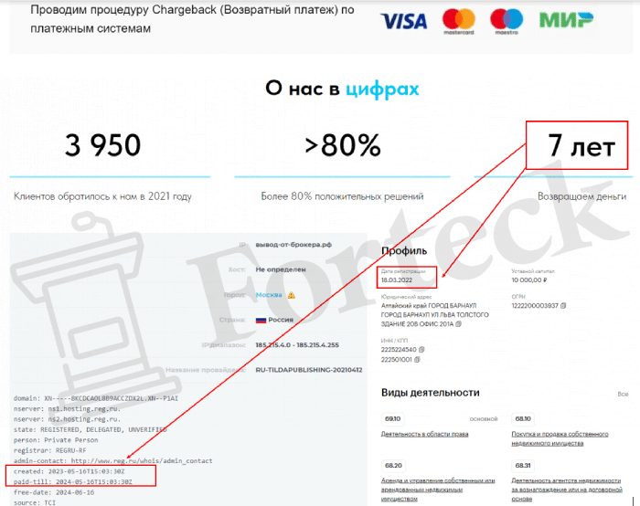 ООО &ldquo;СОЦИАЛЬНЫЙ ЮРИСТ&rdquo; (вывод-от-брокера.рф) юридический лохотрон!