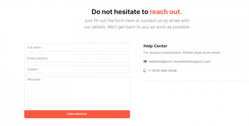 Full review of the broker OCM Investment