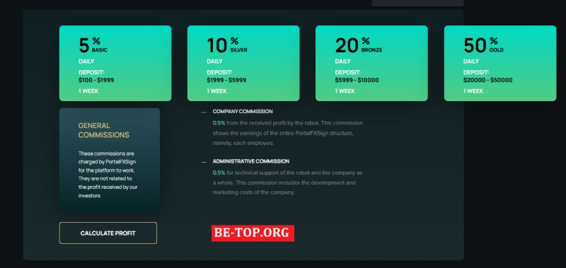 Схемы развода от PortalFXSign, отзывы клиентов и вывод денег