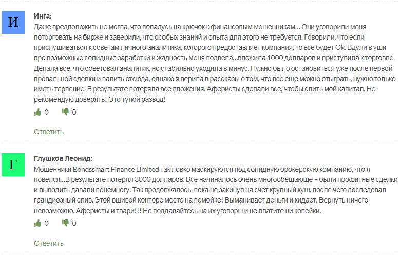 Полный обзор брокера Bondssmart Finance Limited